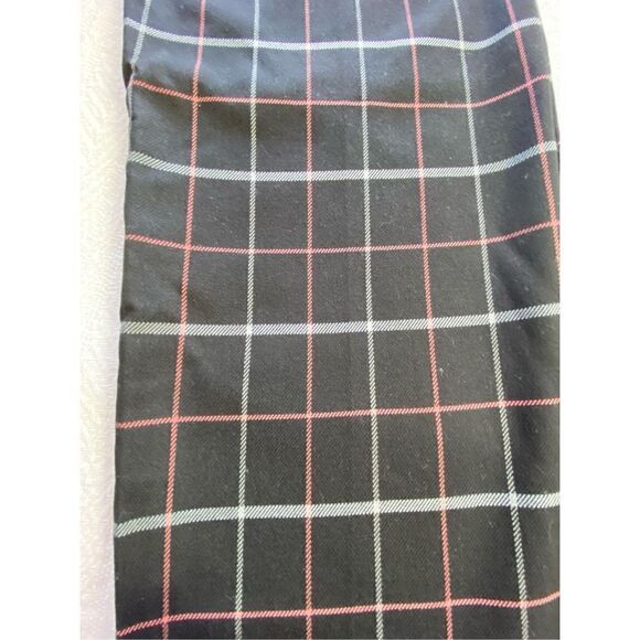 LEE Womens Size 8 Mid-Rise Straight Fit Pants in Black Multi - Picture 4 of 10